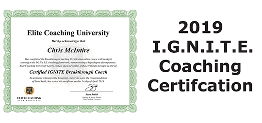 2019 I.G.N.I.T.E. Coaching Certification