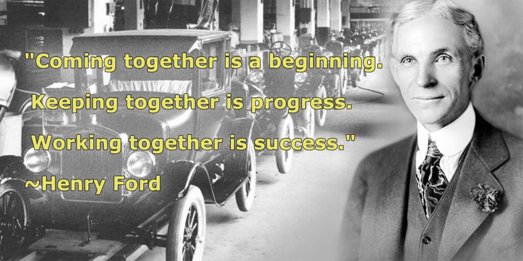 Coming together is a begining
